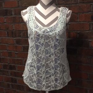 Gimmicks lace tank. Size XS.